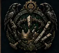 Broken crown crest