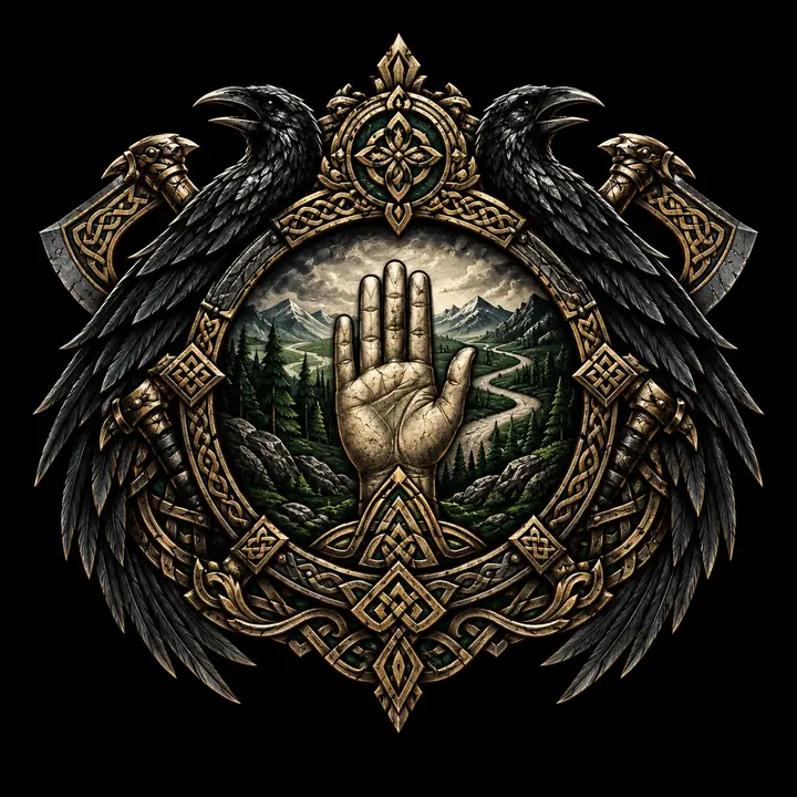 Raised refusal hand crest